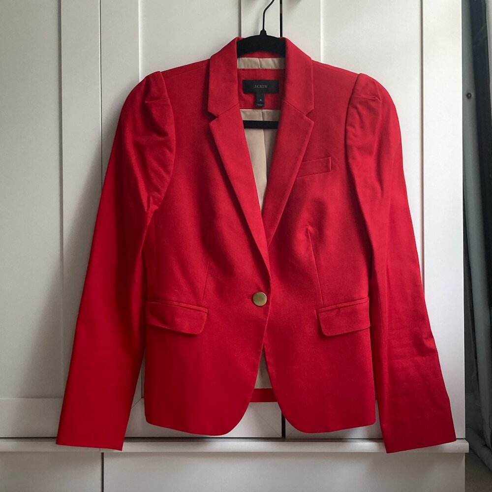 Beautiful red J. Crew blazer